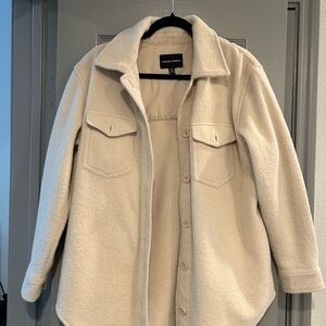 Women's Cream Shacket